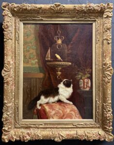 Henriëtte Ronner – Knip – De Vergulde Kooi