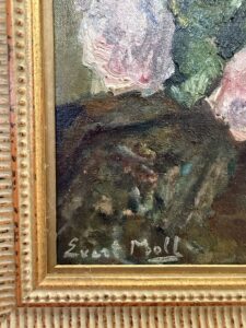 Evert Moll – Rozen op tafel bij ochtendlicht
