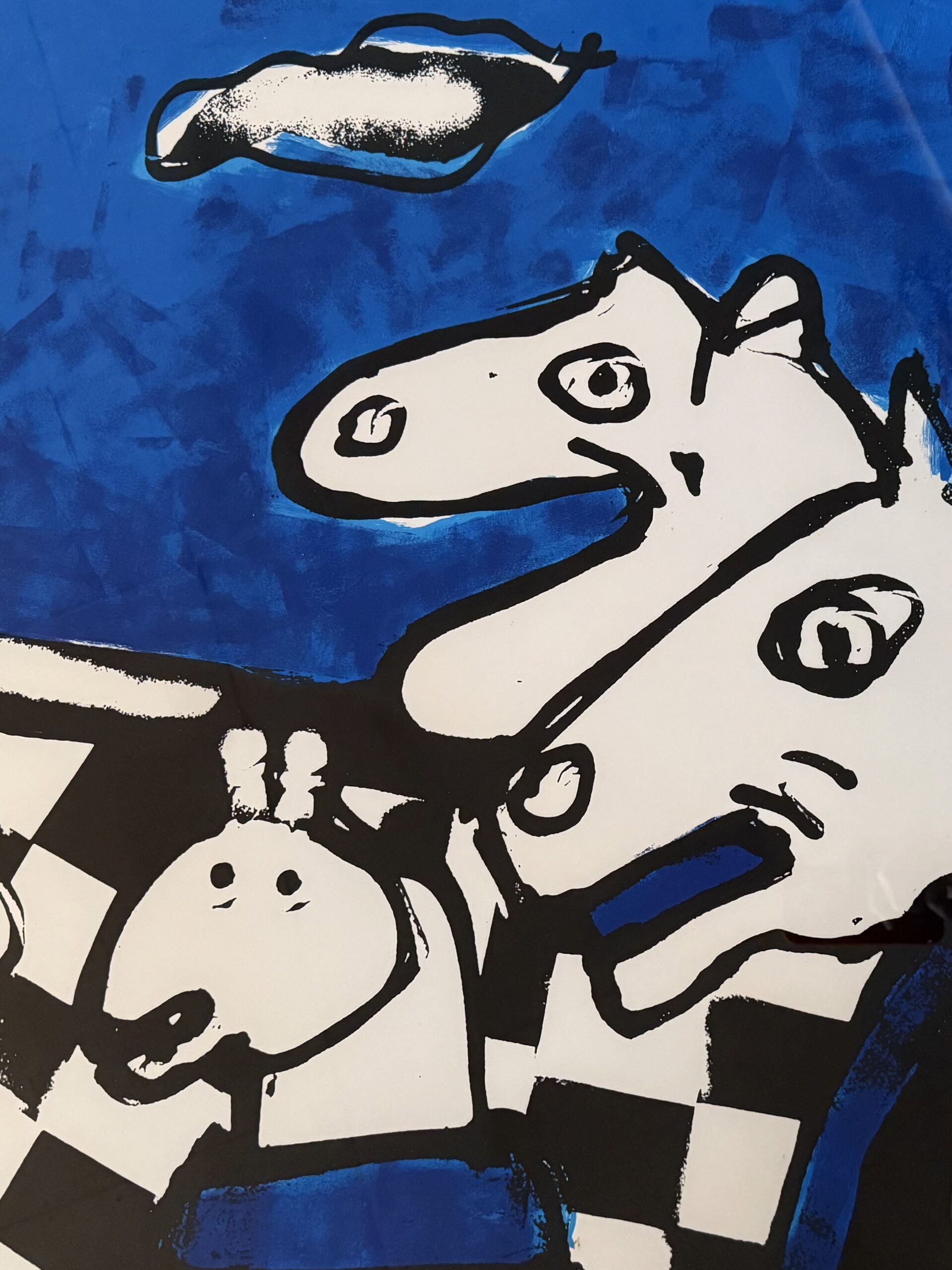 Herman Brood – Chess Players – Originele zeefdruk