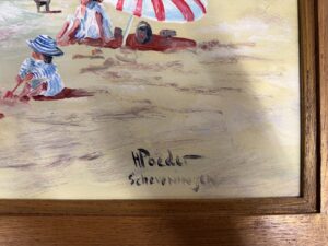 H. Poeder – Zonnige Dag aan het Strand van Scheveningen