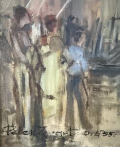 Peter Zwart – Brand in Studio Irene te Bussum – 1955