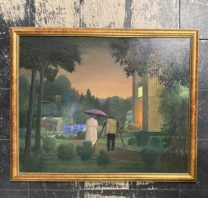 E.J. van Hemert – Avondwandeling in het park