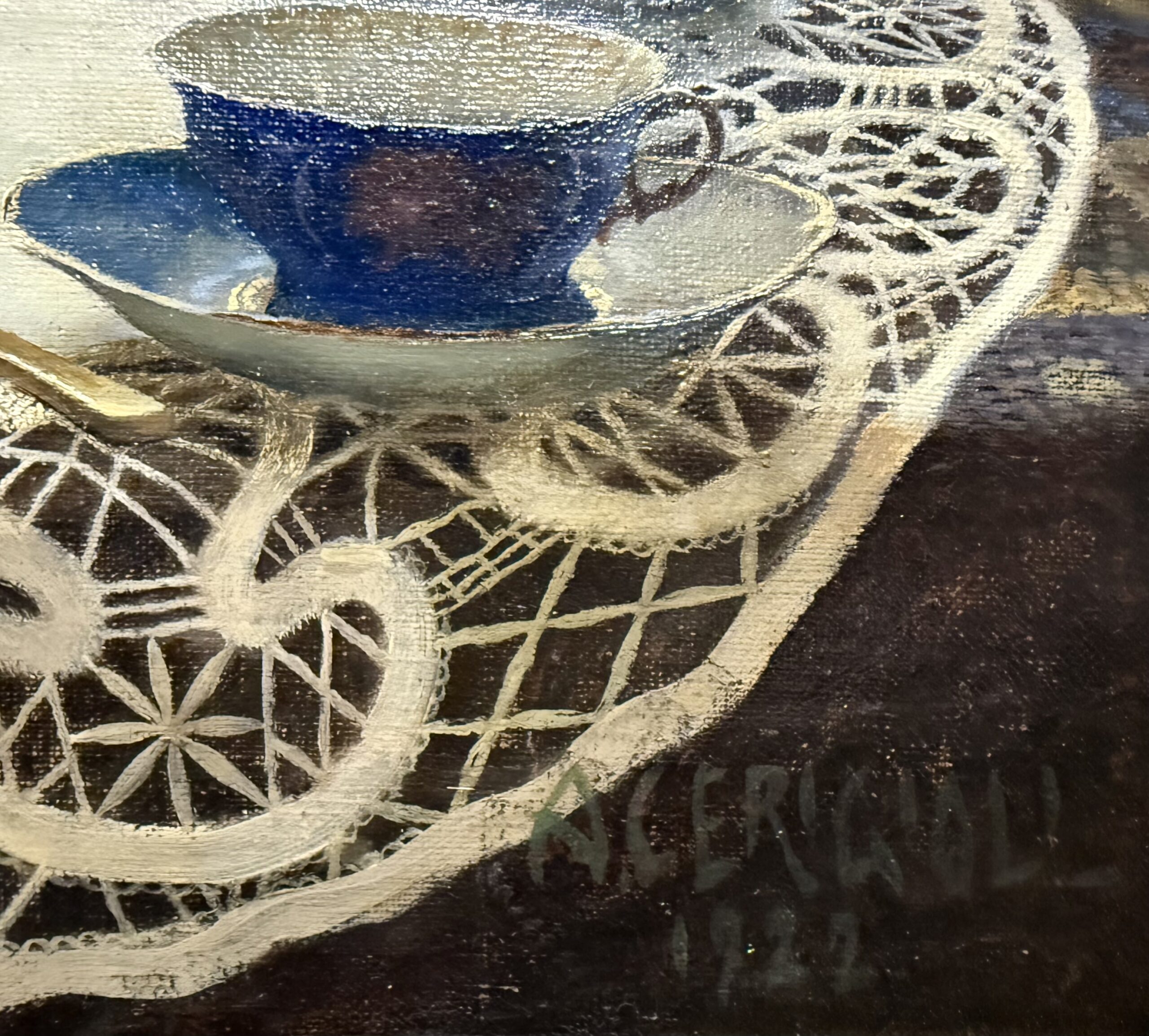 A.Cerigioll – Stilleven bij het Raam Interieur in Zonlicht