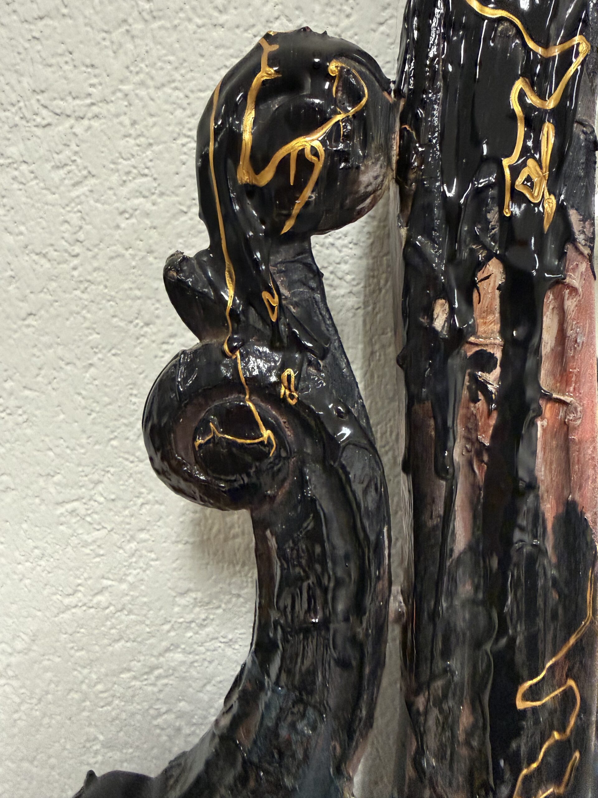 Peter Donkersloot – The Godfather Dresser Uniek kunstobject met origineel ingeschilderde giclée in lijst