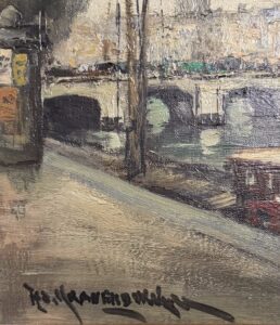H.C. Kranenburg – Magere Brug over de Amstel Olieverf op doek