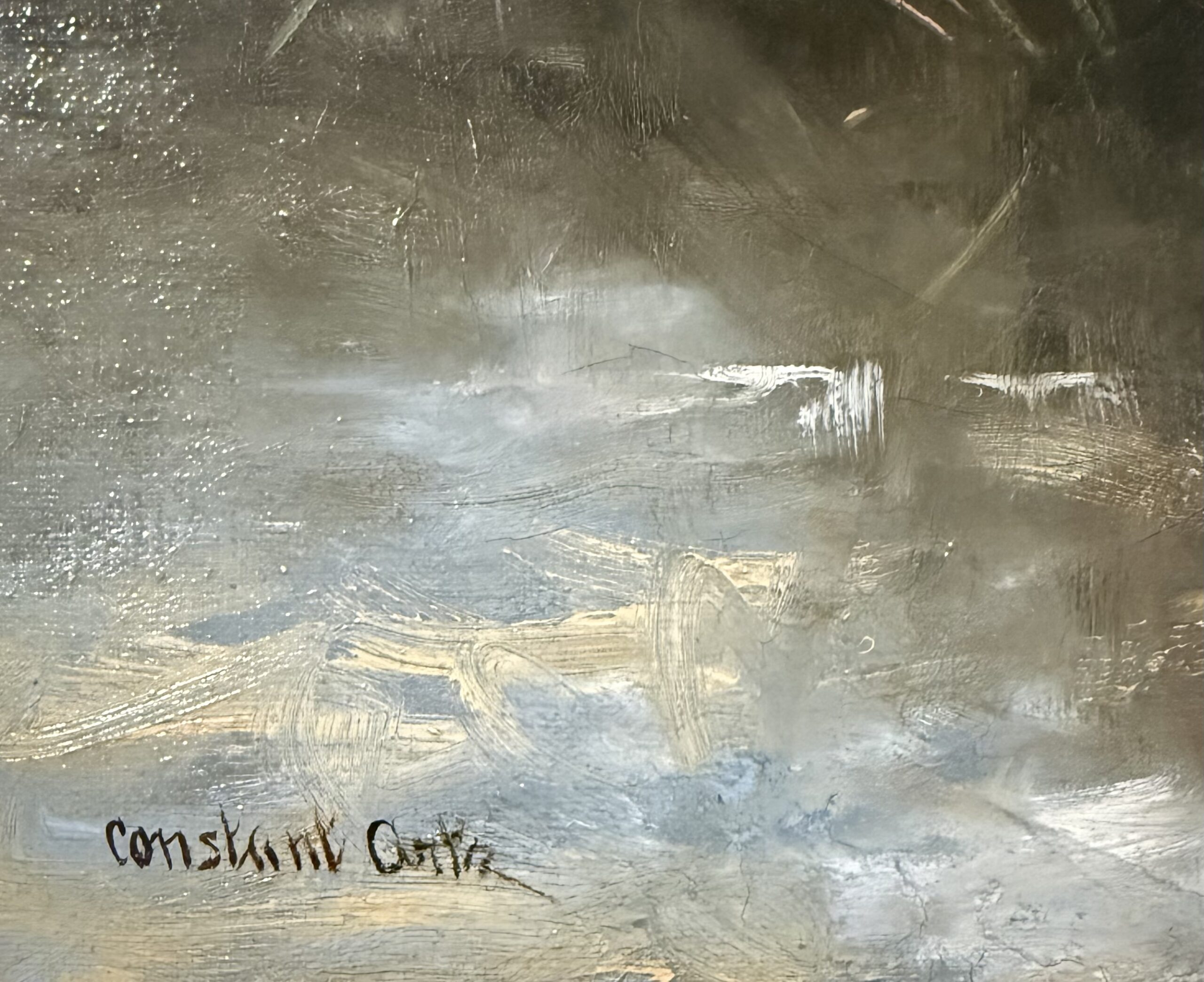 Constant Artz – Eendenfamilie aan de waterkant
