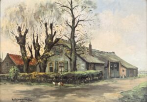 H.C. Kranenburg – Boerderij met knotwilgen