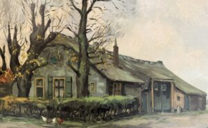 H.C. Kranenburg – Boerderij met knotwilgen