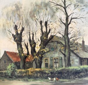 H.C. Kranenburg – Boerderij met knotwilgen