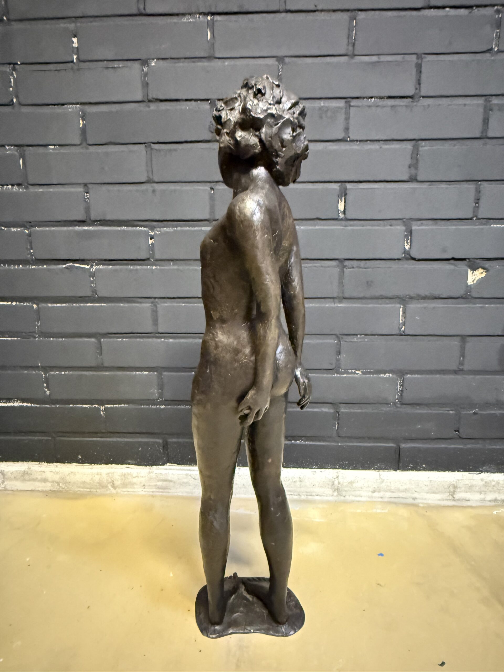 Ben Hosman Groot Bronzen Sculptuur Jeugdige Elegantie