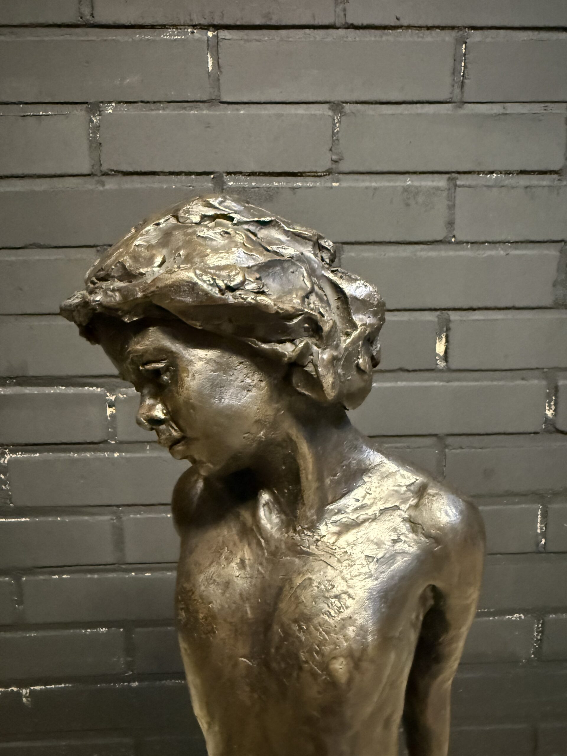 Ben Hosman Groot Bronzen Sculptuur Jeugdige Elegantie