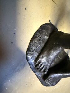 Ben Hosman Groot Bronzen Sculptuur Jeugdige Elegantie
