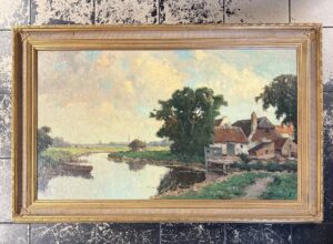 G.J. Delfgaauw – Poldergezicht met boerderij