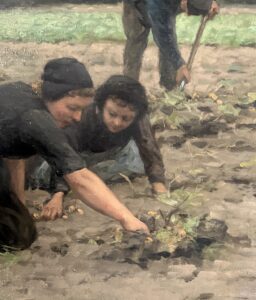 Hendrik Valkenburg – Aardappelrooisters op het veld