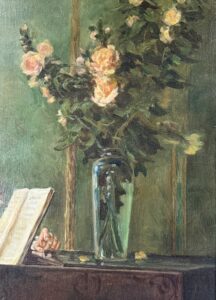 Emile Munier – Meisje aan het klavecimbel met haar grootvader