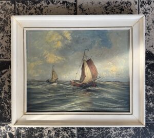 Kelderman – Zeilboten op open zee