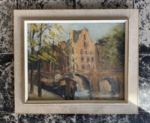 Kelderman – Brouwersgracht met boogbrug, Amsterdam
