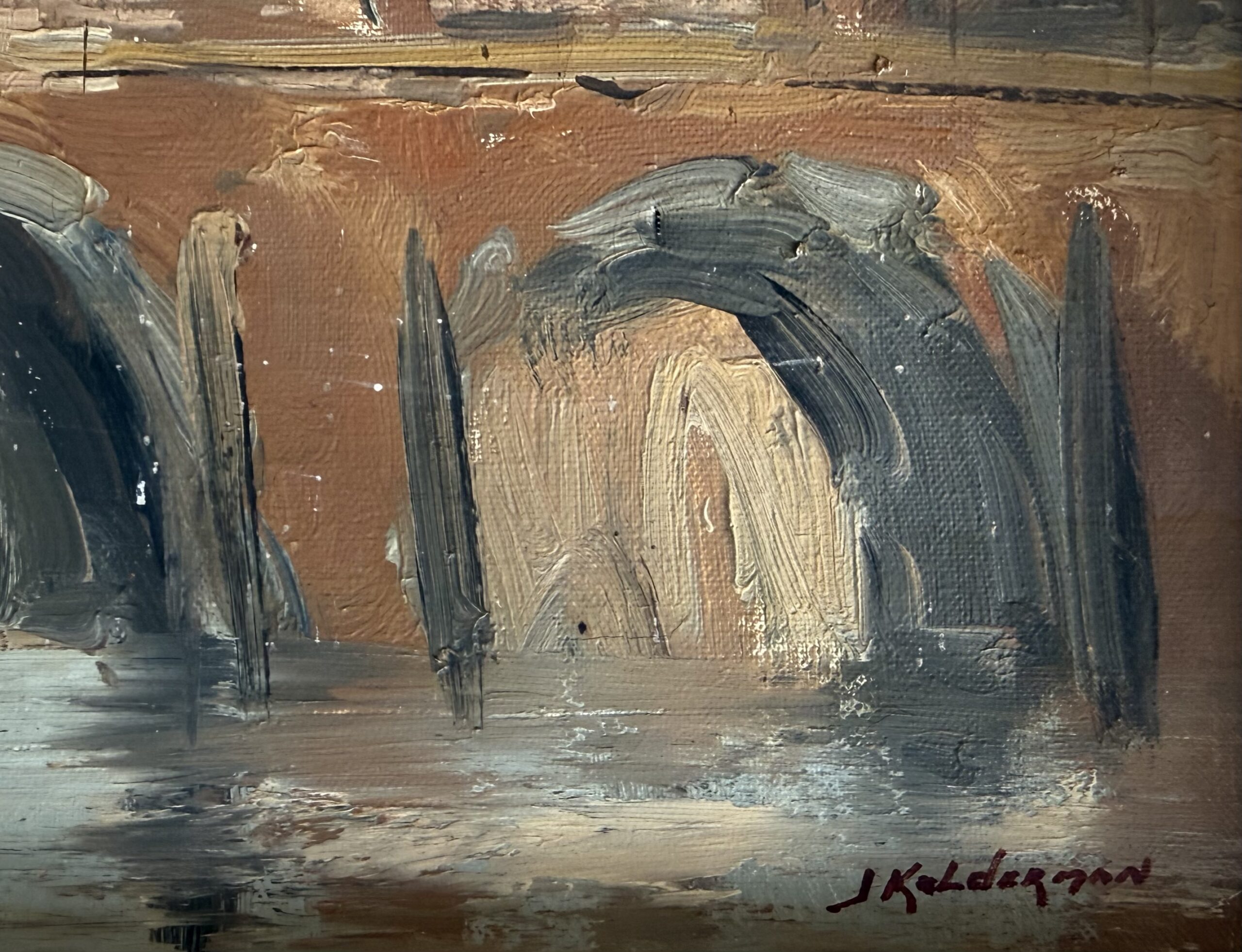 Kelderman – Brouwersgracht met boogbrug, Amsterdam