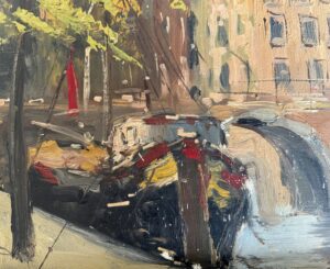 Kelderman – Brouwersgracht met boogbrug, Amsterdam