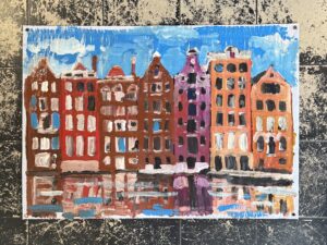 Peter Klashorst – Origineel Schilderij Amsterdam
