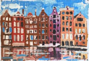Peter Klashorst – Origineel Schilderij Amsterdam