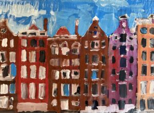 Peter Klashorst – Origineel Schilderij Amsterdam