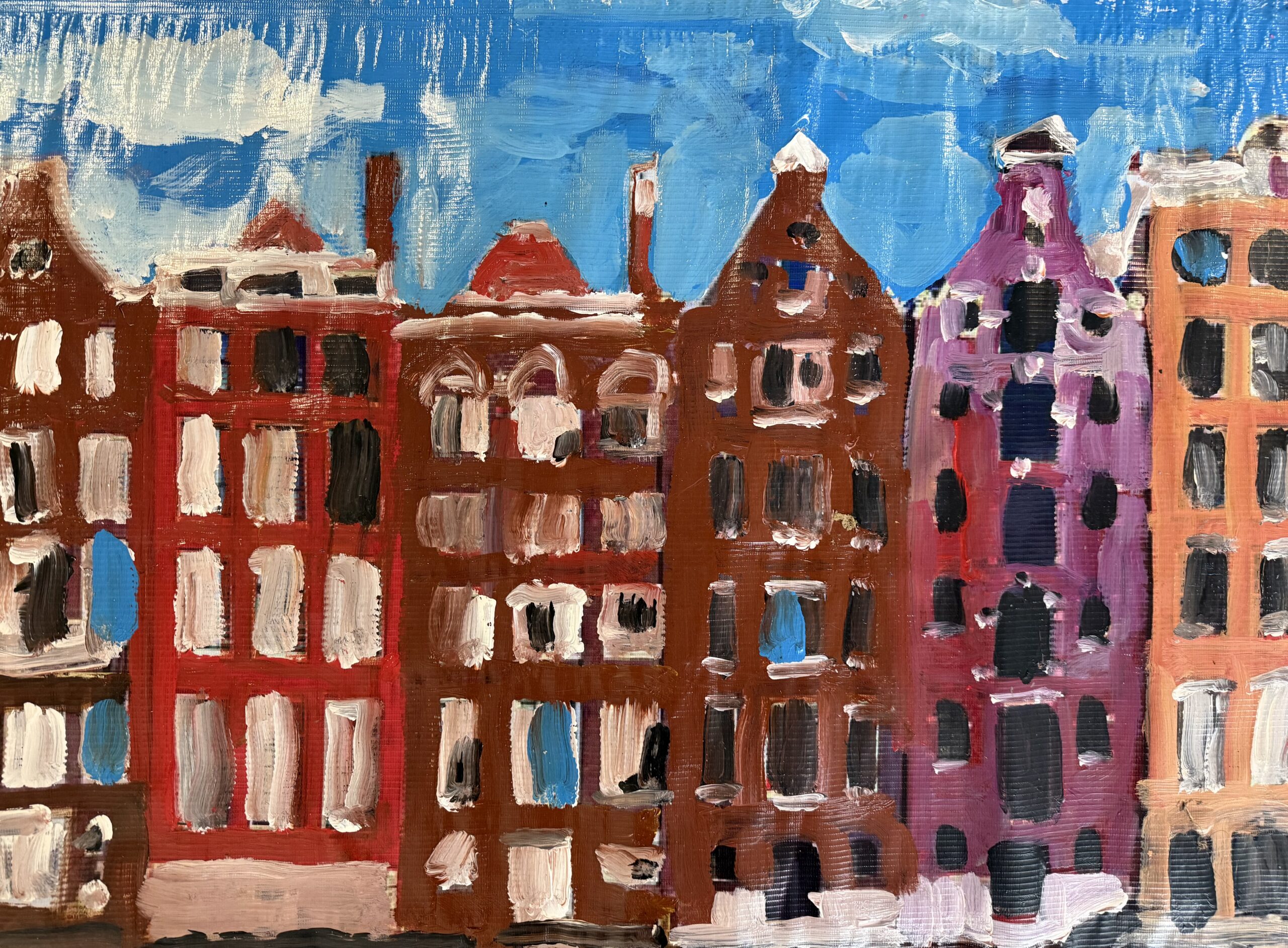 Peter Klashorst – Origineel Schilderij Amsterdam