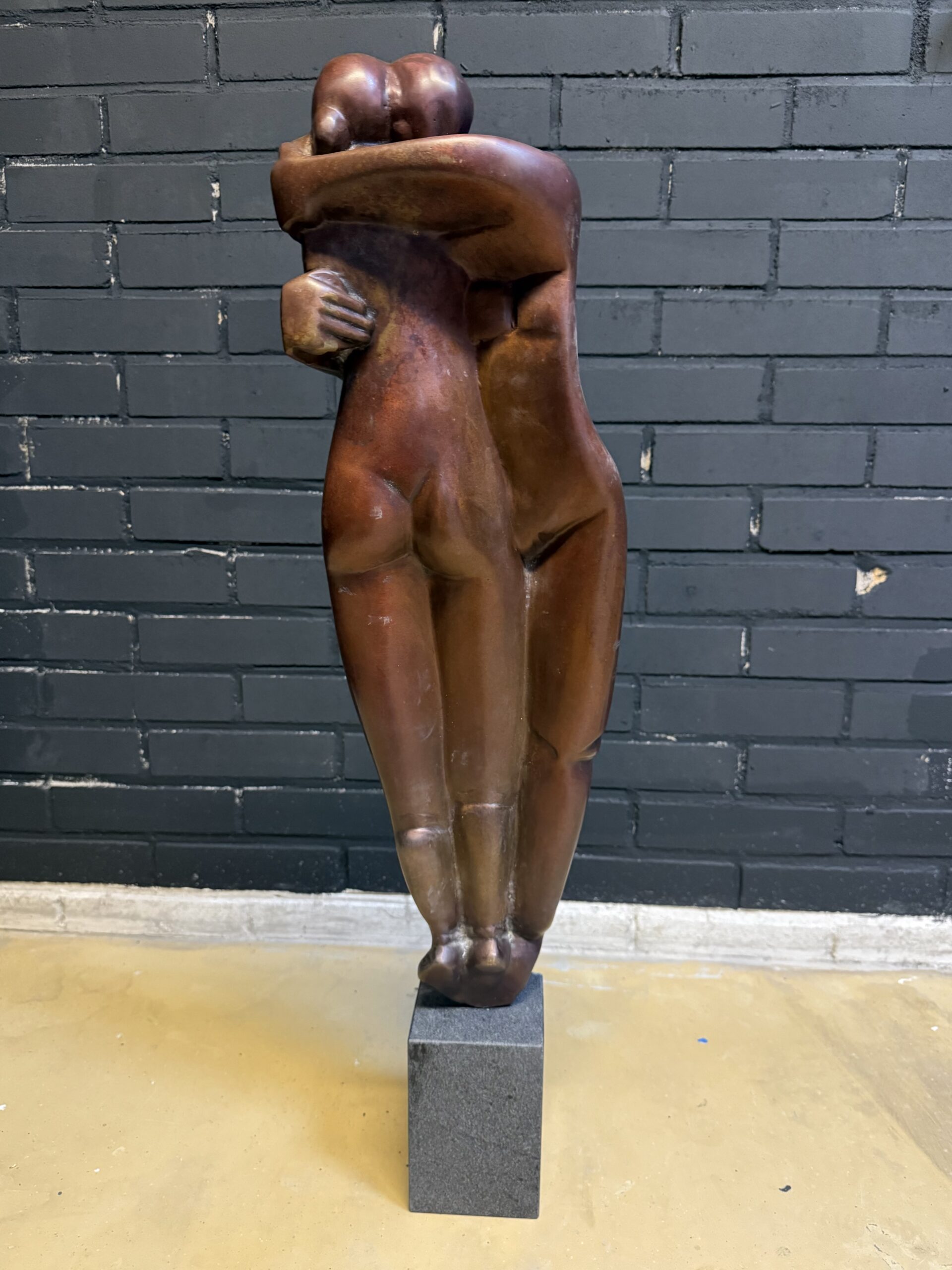 Theo Mackaay – Verstrengeling (1991) — Bronzen Sculptuur