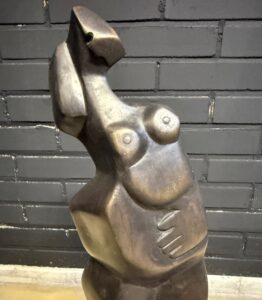 Theo Mackaay Bronzen Sculptuur Vrouwelijke Figuur