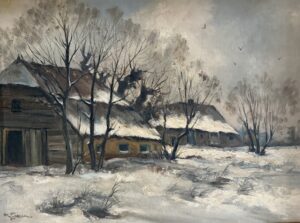 Willem George Frederik Jansen “ Winter in Laren “