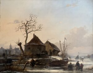 Abraham van der Waeyen Pieterszen -Winters Landschap