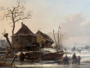Abraham van der Waeyen Pieterszen -Winters Landschap