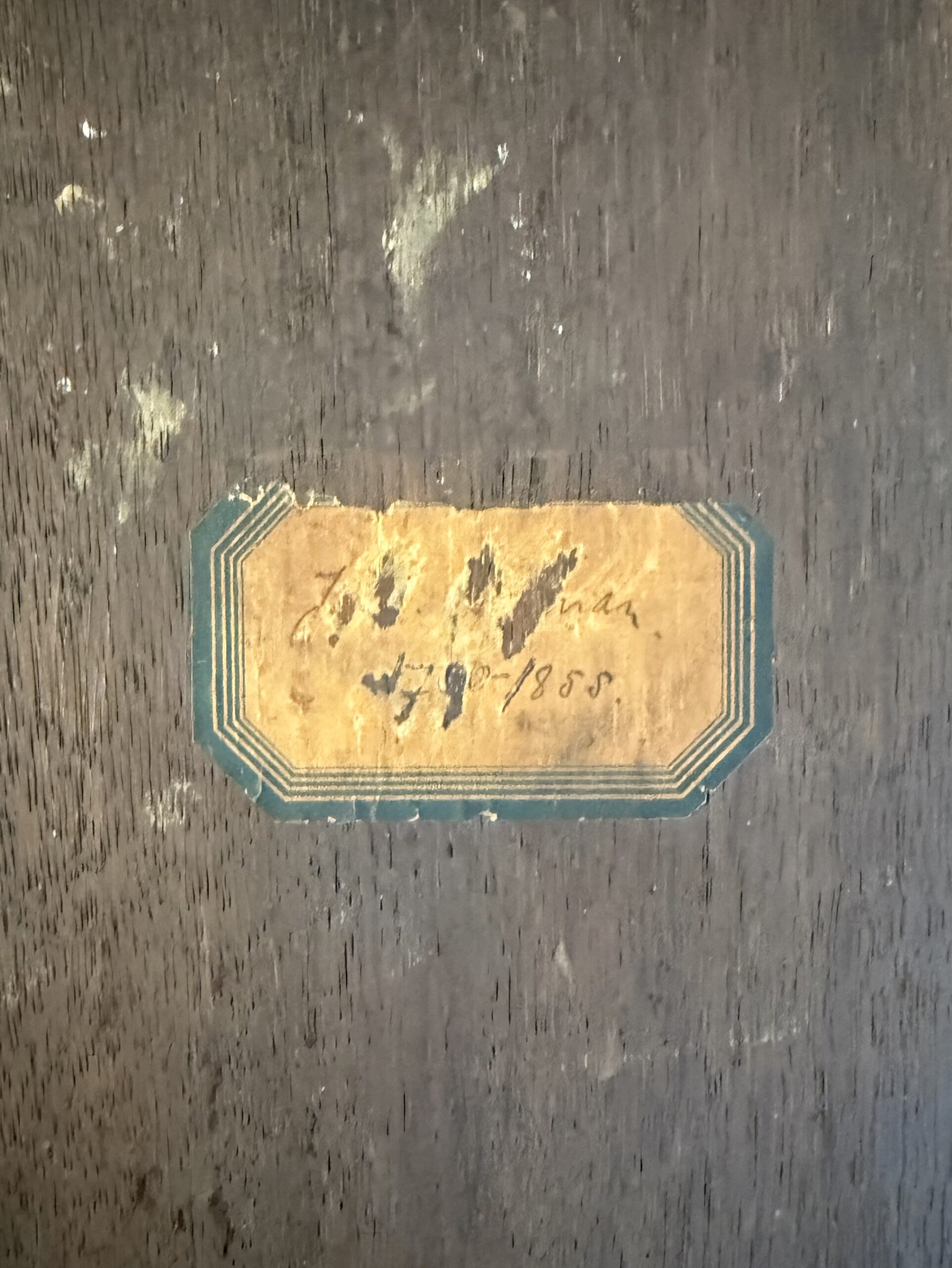 Adolf Eberle – Olieverf op Paneel – Interieur bij kaarslicht