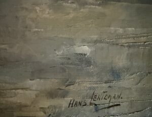 Hans Lenteman – Stadsgezicht Amsterdam in de Winter