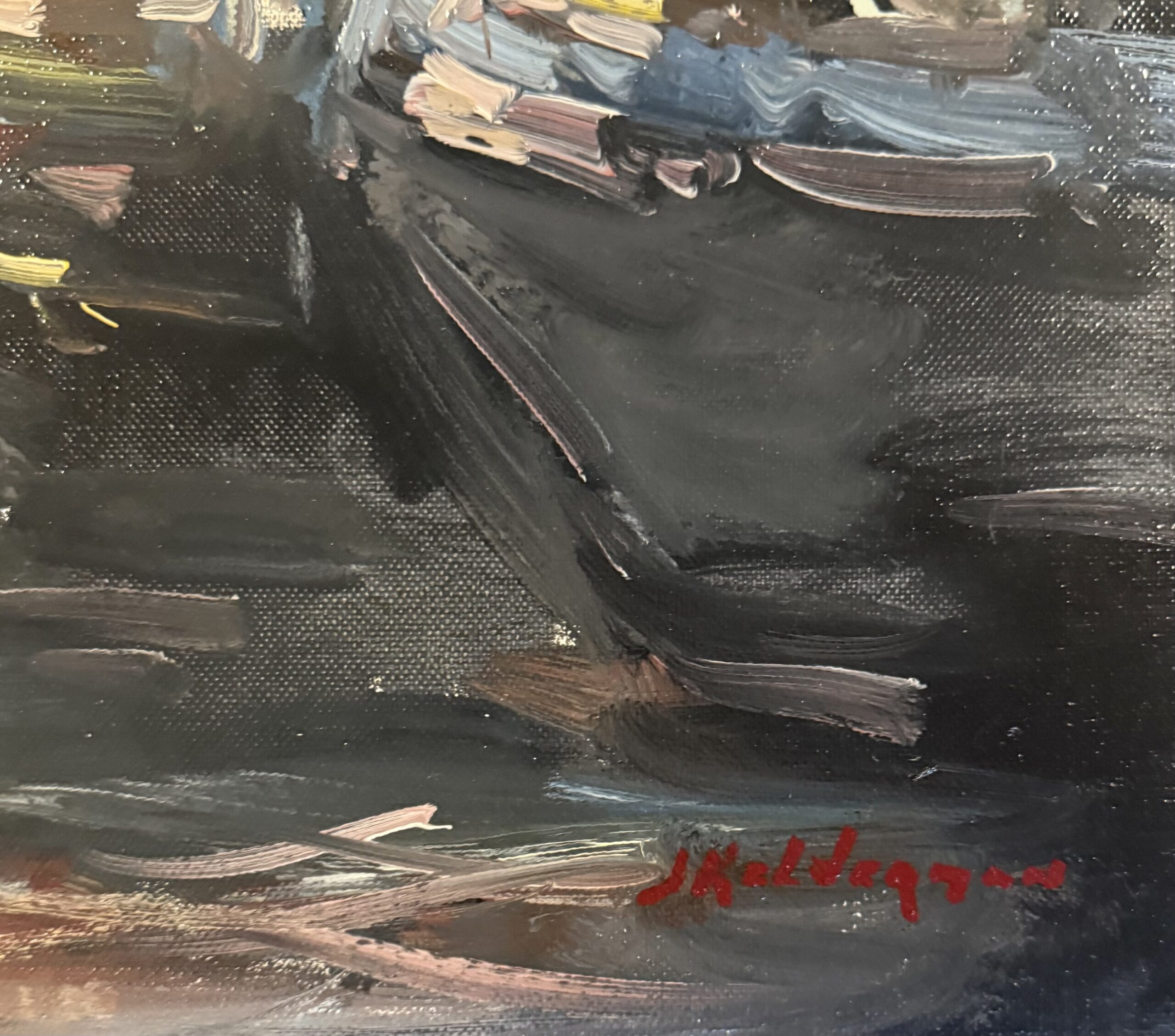 J. Kelderman – Prins Hendrikkade bij de Sint-Nicolaaskerk
