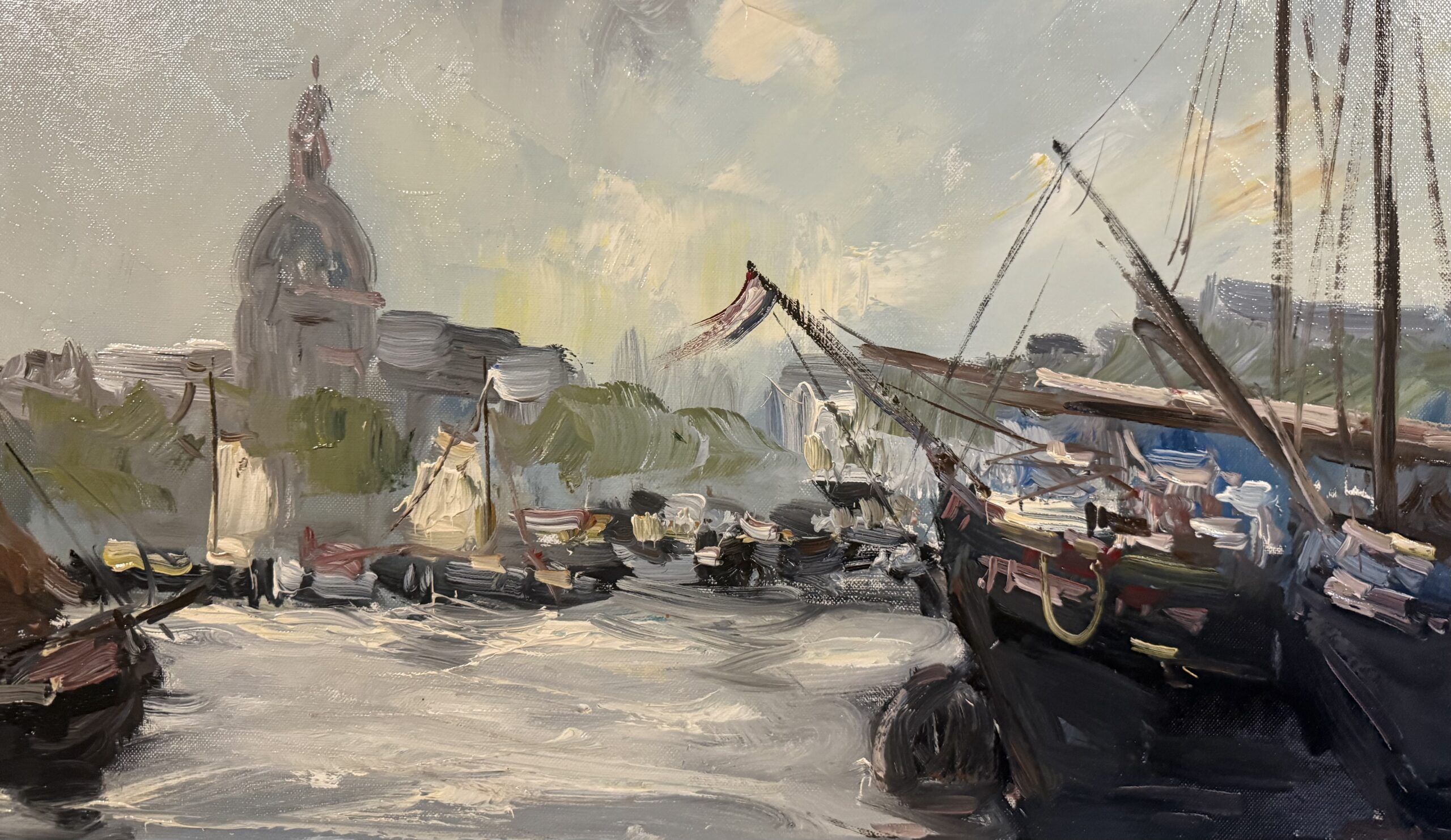 J. Kelderman – Prins Hendrikkade bij de Sint-Nicolaaskerk